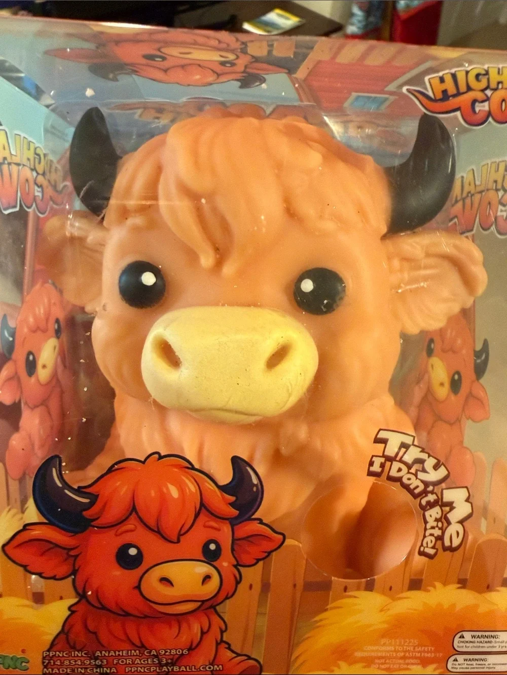 Highland Cow Squishy Toy